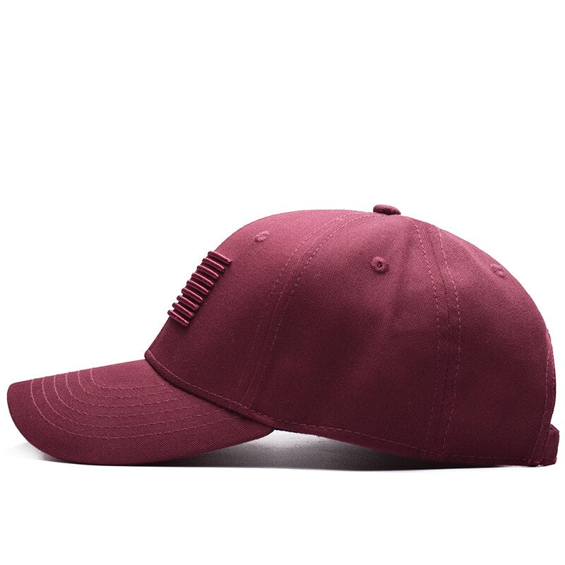 TACVASEN Tactical Baseball Cap Men Summer USA Flag Sun Protection Adjustable Cap Male Fashion Airsoft Casual Golf Baseball Hat
